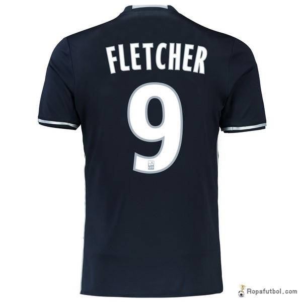 Camiseta Marsella Replica Segunda Ropa Fletcher 2016/17 Negro